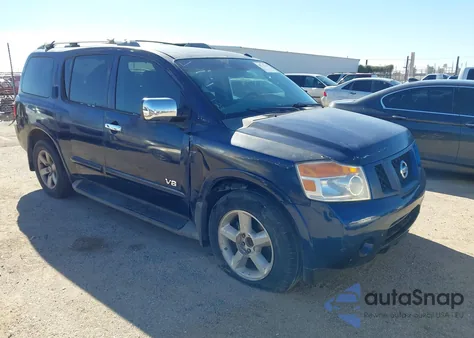 2008 Nissan Armada Se from USA, damaged, VIN 5N1AA08D88N610165